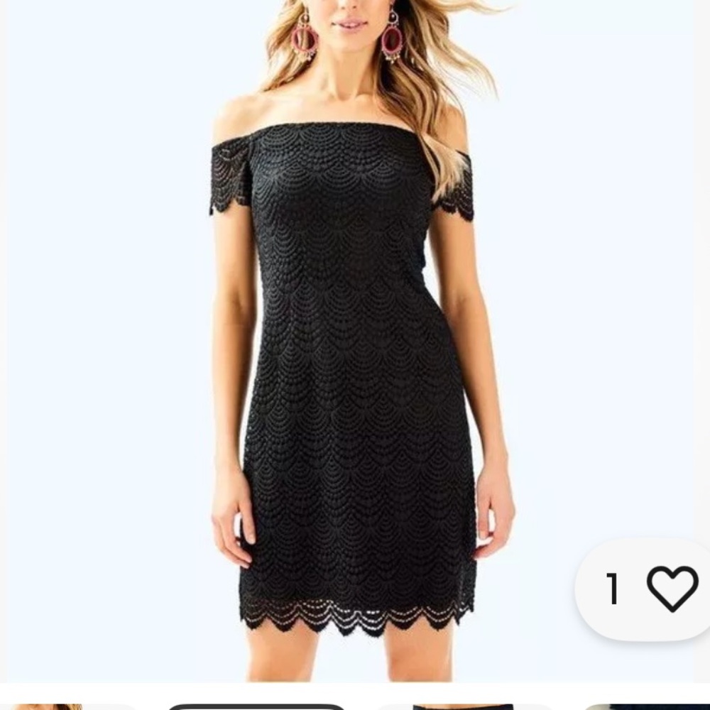 NWT Lilly Pulitzer Onyx Jade Dress Sz L